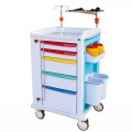 Emergency Trolley Hospital ABS Emergency Crash Cart with Drawers Medical cart supplies